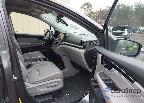 2019 Honda Odyssey Elite из США, поврежденный, VIN 5FNRL6H95KB048537